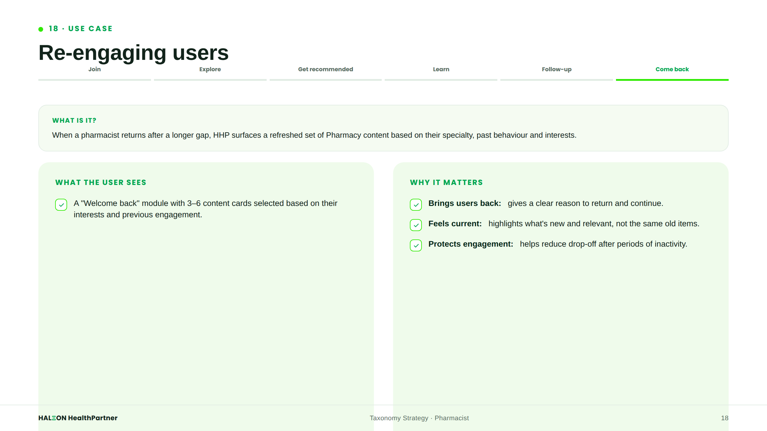 Re-Engaging Users