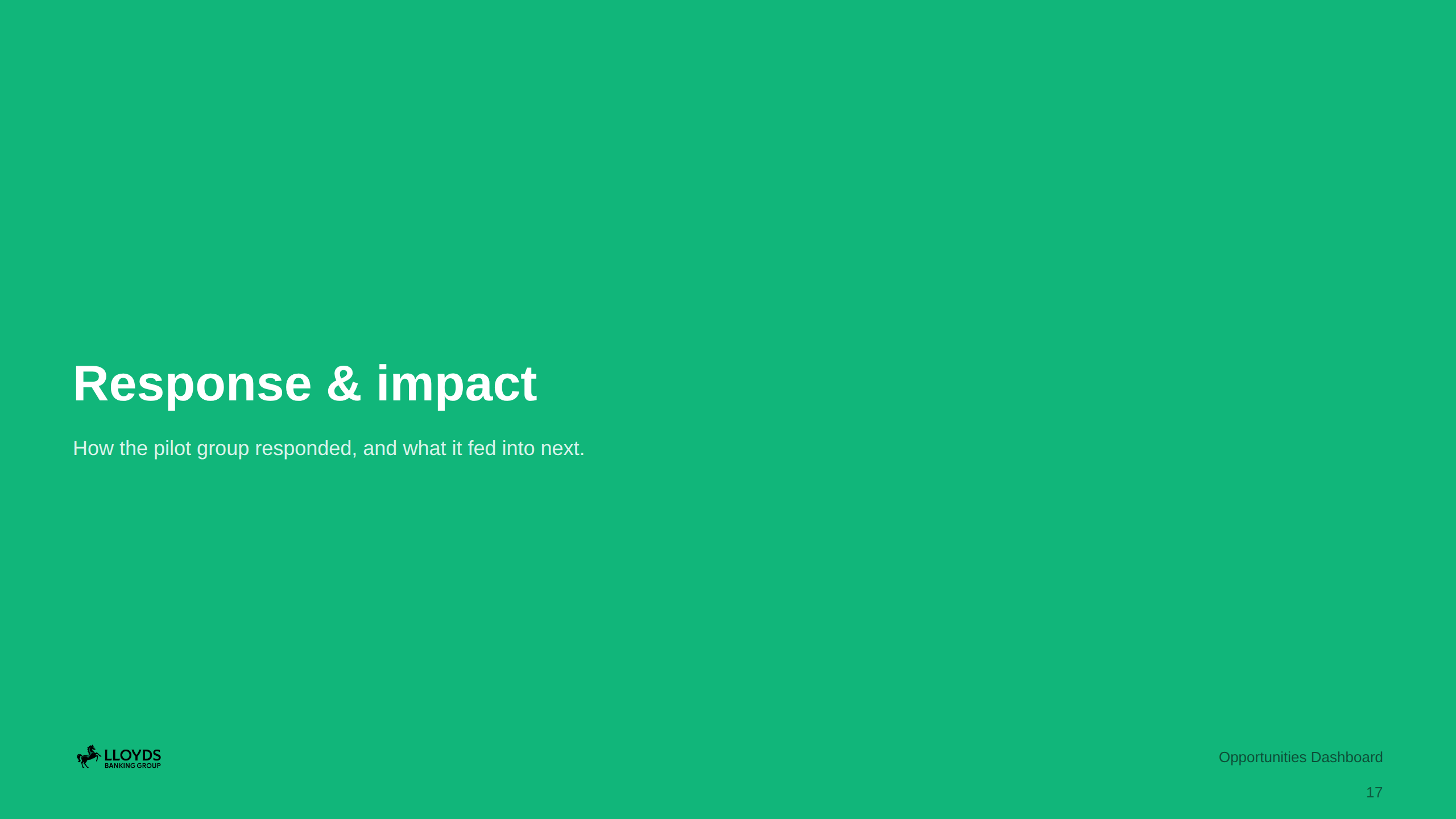Response & Impact