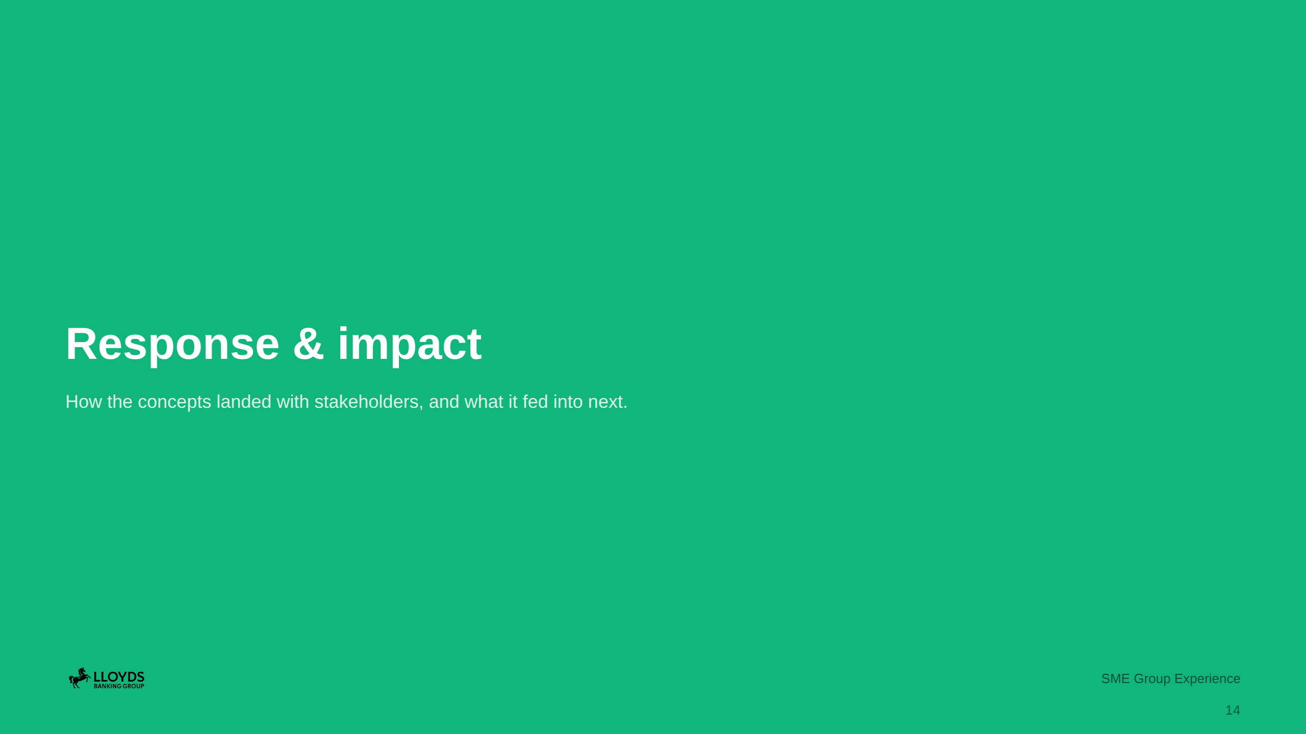Response & Impact